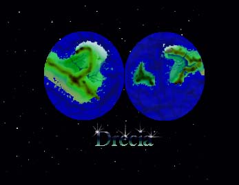The home planet of Alira and Dragon: